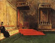 Leon Bonnat Interior of the Sistine Chapel oil painting artist